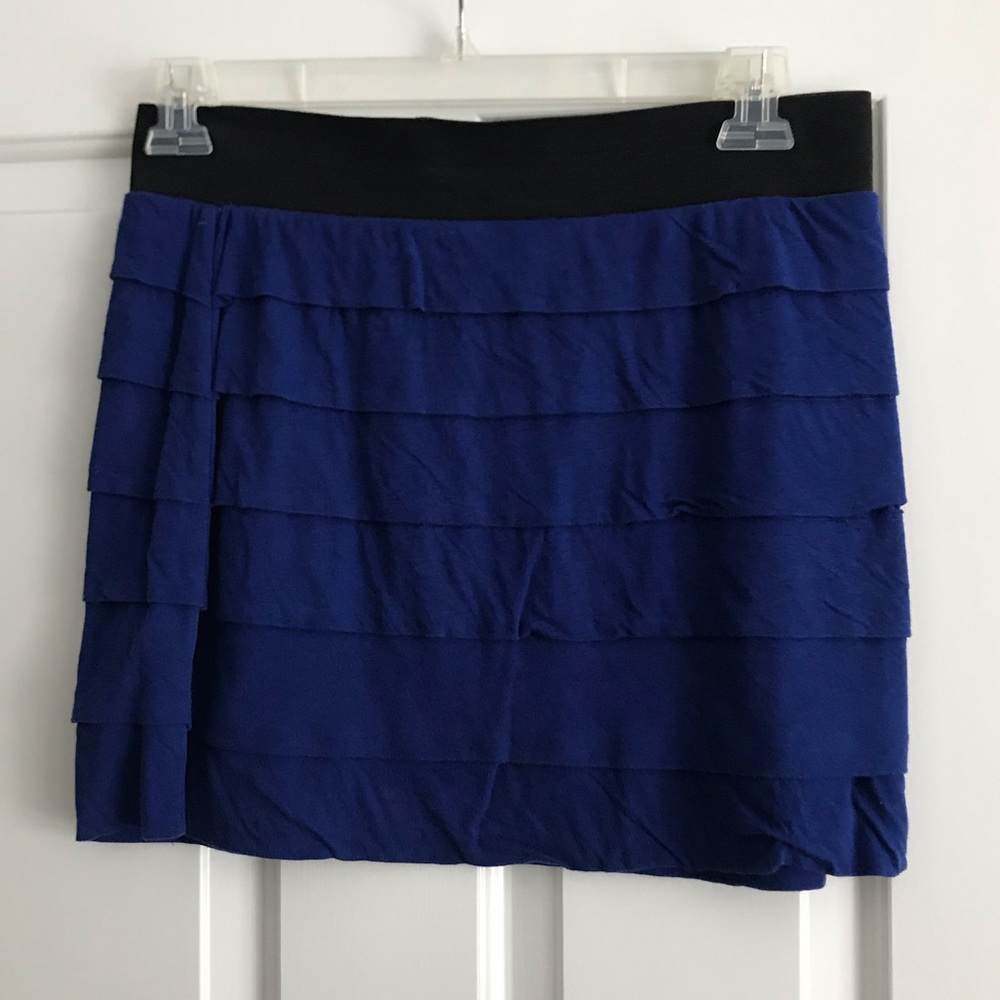 Royal blue skirt